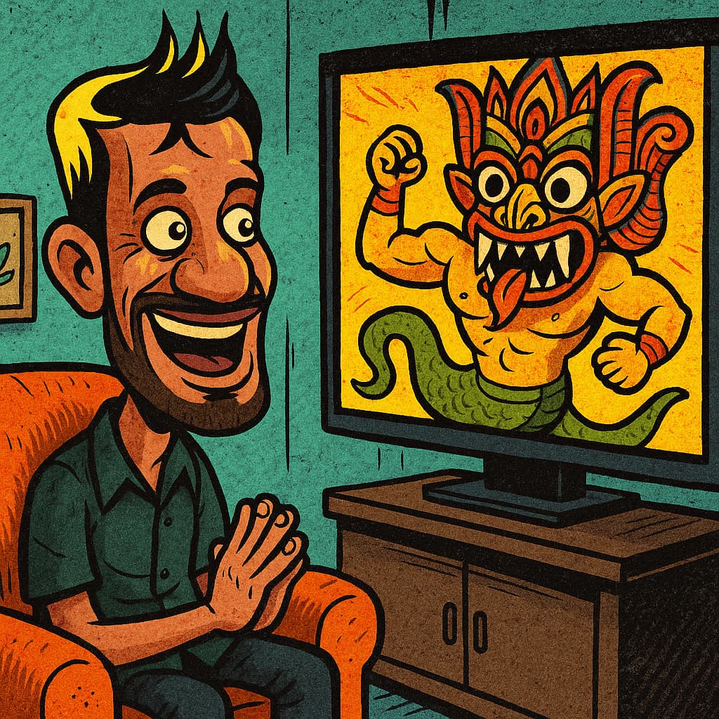 රූපවාහිණී බලා ආනන්දයෙන් ප්‍රඥාවට ගියෙමි !